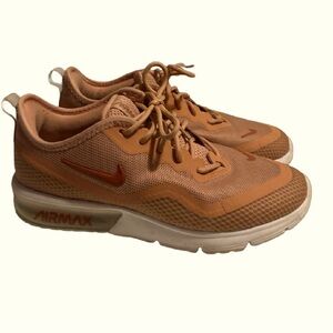 Nike air max sequent rose gold shoes